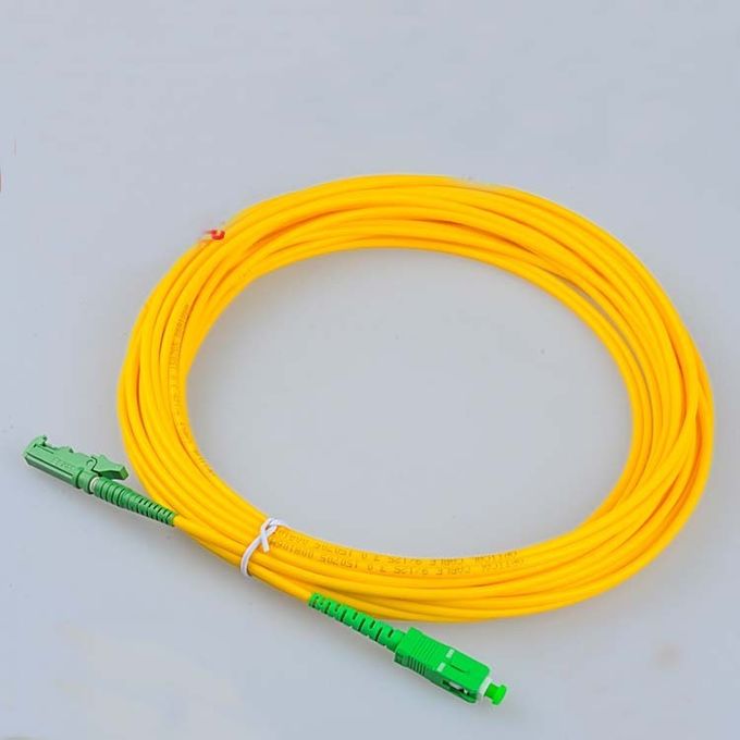 APC FTTH E2000 - σκοινί μπαλωμάτων οπτικών ινών Sc/APC, ενιαίο μονοκατευθυντικό καλώδιο τρόπου