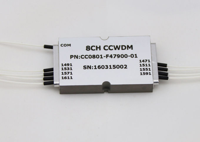συμπαγές μέγεθος LC ενότητας 1 X 8 CCWDM/τύπος συνδετήρων UPC για το σύστημα MUX/DEMUX