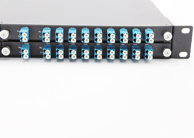 Η ανώτατη IL 2.5dB CWDM αποτύπωση πολυδιαυλωτών UPG στο ράφι 1U τοποθετεί 8 κανάλια