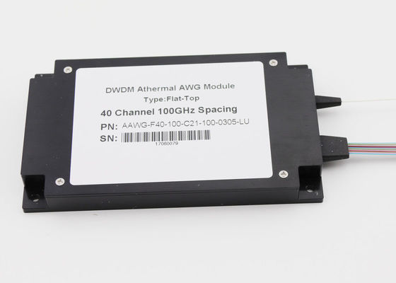 Κίνα Ανώτατο κιβώτιο ABS του IL 5.0dB DWDM Mux Demux 40Ch AAWG για την μπροστινά έλξη/Datacenter 5G προμηθευτής