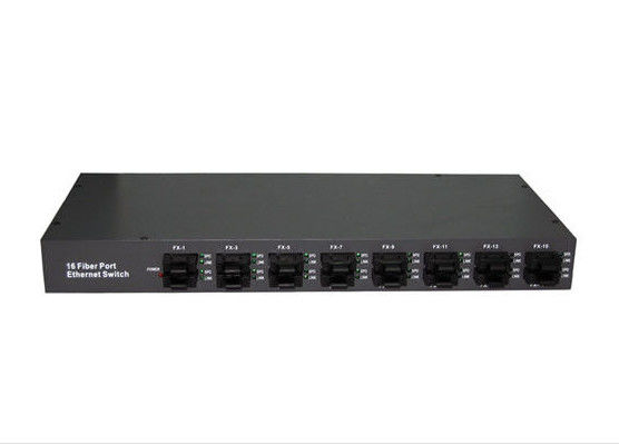 Κίνα Vlan Mac 16 διακόπτης Ethernet λιμένων, 10/100 βάση - Fx στο διακόπτη δικτύων 20KM - 100KM Ethernet προμηθευτής
