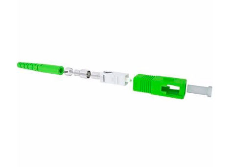 Συνδετήρες καλωδίων οπτικών ινών Sc/APC SX DX, κεραμικός Ferrule SM γρήγορος συνδετήρας ινών ΚΚ προμηθευτής