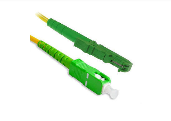 Σκοινί μπαλωμάτων οπτικών ινών FTTH E2000 τρισδιάστατη περασμένη δοκιμή μήκους 1 - 3m που γυαλίζεται προμηθευτής