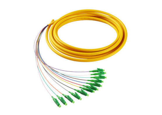 Οπτική πλεξίδα G652 FTTH, ενιαίες πλεξίδες ινών τρόπου τύπων συνδετήρων LC/APC προμηθευτής