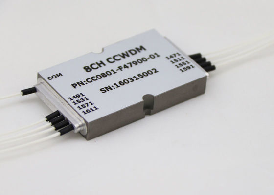 συμπαγές μέγεθος LC mux 1 X 8 CWDM οπτικό demux/τύπος συνδετήρων UPC για το σύστημα MUX/DEMUX προμηθευτής