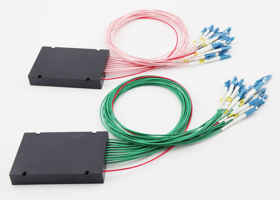 8 λιμένας LC καναλιών 100G DWDM Mux Demux UPG/προσαρμοσμένο συνδετήρες μήκος UPC προμηθευτής